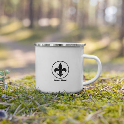 Scouts Global Enamel Mug